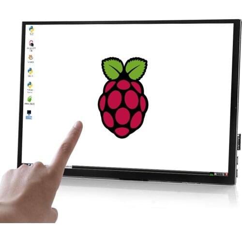 10" IPS Capacitive Touch Monitor For Raspberry Pi Laptop DIY Computer Monitor TFT LCD Screen For Windows 7 8 10 Android Linux
