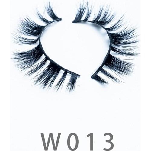 10mm W13 3D100% Mink Eyelashes Wispy Fluffy 5D Fake Strip Lashes Makeup Volume Handmade Thick Long False Eyelash Beauty Tools