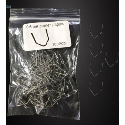 100Pcs Staples Bumper Weld Plastic Repair Kit For Repair Bumper Cracks 13MF