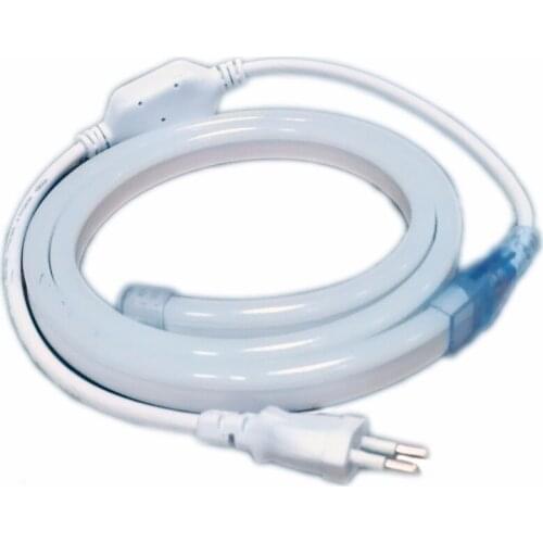 220VAC Waterproof flexible neon led strips 120leds/meter 10w/m IP65 for decoration lighting