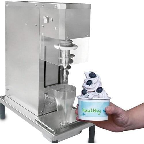 2021 Swirl drill frozen yogurt real fruits ice cream blender/Swirl drill ice cream machine/swirl freeze desser Free CFR by Sea
