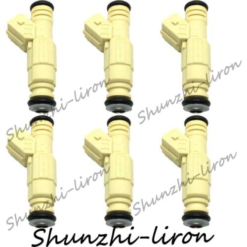 6pcs 0280155737 Fuel Injector For Ford V8 LS1 LT1 5.0L 5.7L 1986-2012 Car-styling Engine Injection Nozzle Injector Valve