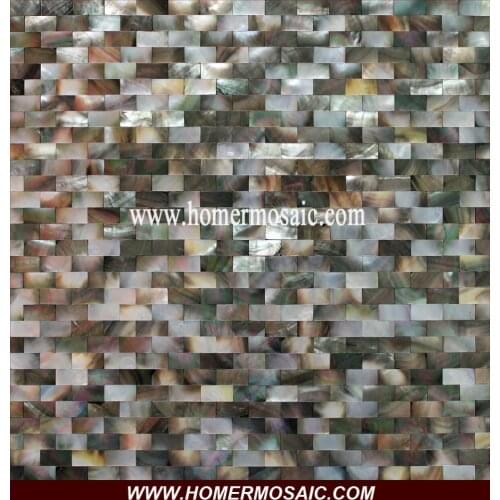 Free Shipping , black mother of pearl mosaic, kitchen backsplash tiles, bathroom mosaic tile