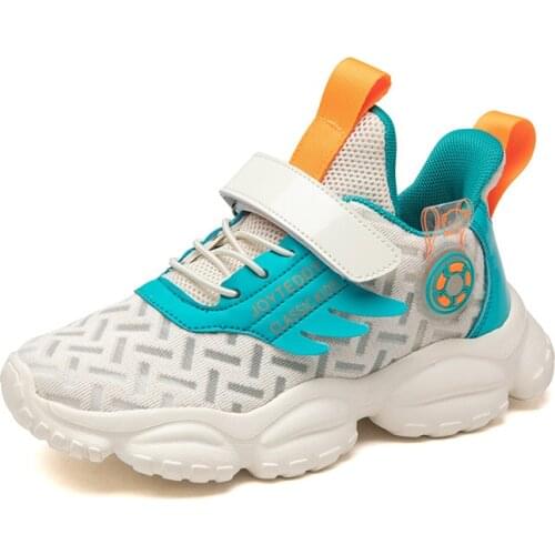 2021 New Fashion High-quality Boys Cartoon Wing Sneakers Cool Mesh Running Shoes Children Lightting Sports Shoes Size 27-39