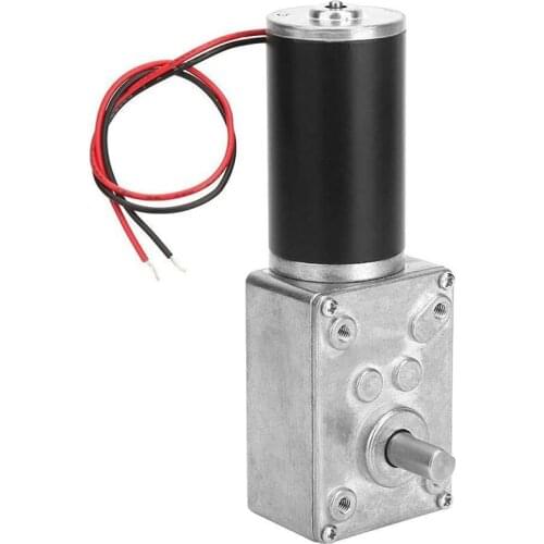 Hot Speed Reduce Electric Gearbox Motor Reversible Worm Gear Motor 8mm Shaft 12V(12V,10RPM)