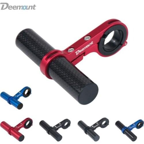 Bicycle Handlebar Extended Bracket Bike Headlight Mount Bar Computer Holder Lantern Lamp Support Rack Alloy Fiber Stand