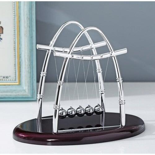 Pendulum Inertial Collision Ball Desktop Ornaments Desktop Balance Ball Decompression ornaments Desktop Decor