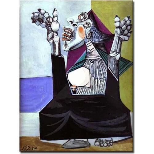 100% Hand-painted Abstract Cartoon Maiden Oil Painting On Canvas Wall Paintings Wall Art For Living Room Home Decor