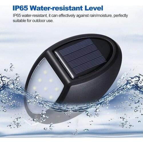 10LED Solar Light Wall Lamp IP65 Water-resistant Outdoor Lighting for Yard Garden Courtyard