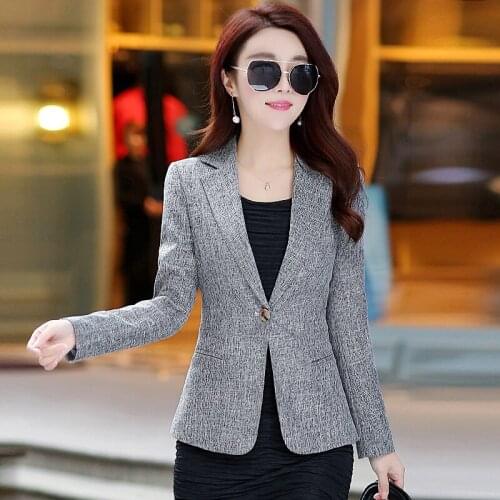 New High-quality lady casual office business Suit formal work clothes uniform style elegant and comfortable fashion lady coat