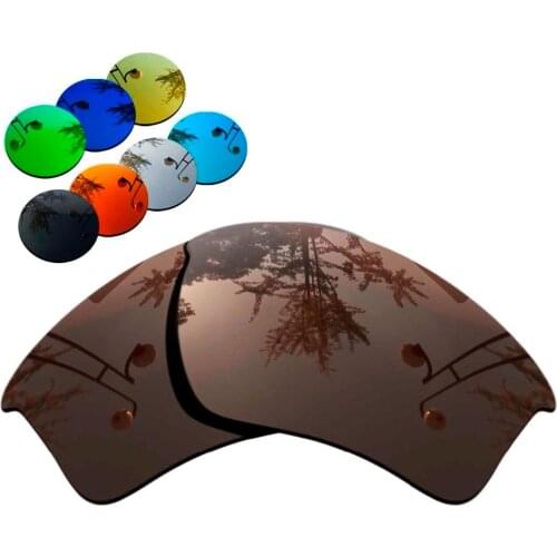 100% Precisely Cut Polarized Replacement Lenses for Half Jacket 2.0 XL Sunglasses Brown Color- Choices