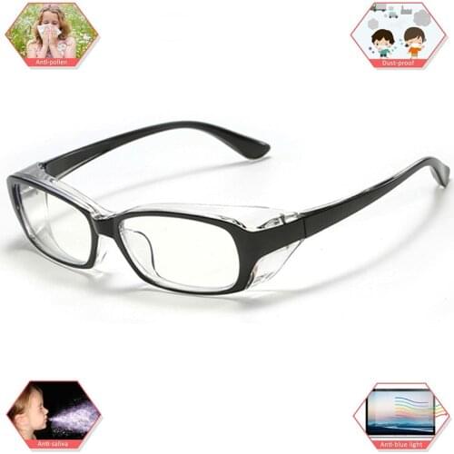 Anti Dust Anti-Pollen Allergy Goggles with Side Shields Anti Blue Light High Definition Glasses For Men And Women