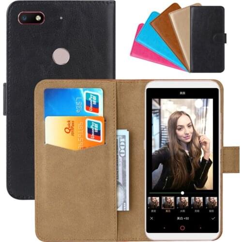 Luxury Wallet Case For ZTE Nubia V18 PU Leather Retro Flip Cover Magnetic Fashion Cases Strap