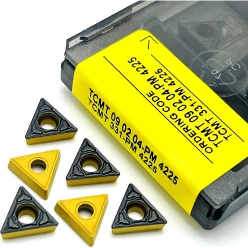 TCMT 090204 PM4225 carbide inserts can be indexed internal turning tools CNC lathe tools TCMT090204 turning inserts