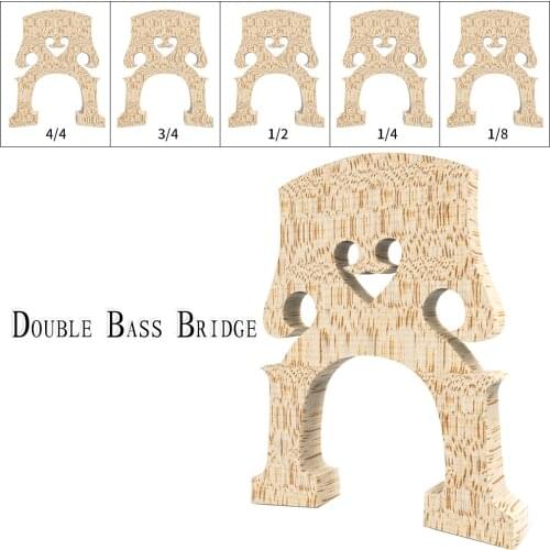 NAOMI TOP AA Grade Maple Double Bass Upright Bass Bridge German Style Bridge For 4/4 3/4 1/2 1/4 1/8 Double Bass