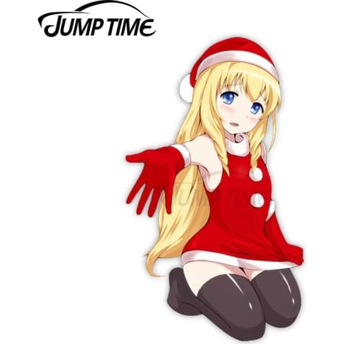 Jump Time Amagi Brilliant Park Latifa Fleuranza 4 Christmas 7.6 Anime Sexy Girl Vinyl Decal Window Car stickers
