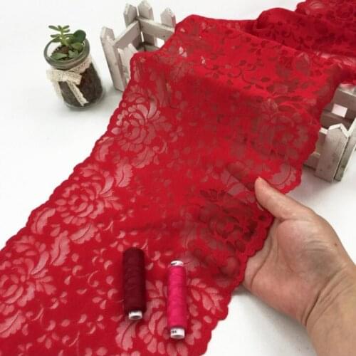 1Meter Lace DIY Clothing Red Black Underwear Wedding Dress Crafts Sewing Accessories High Quality