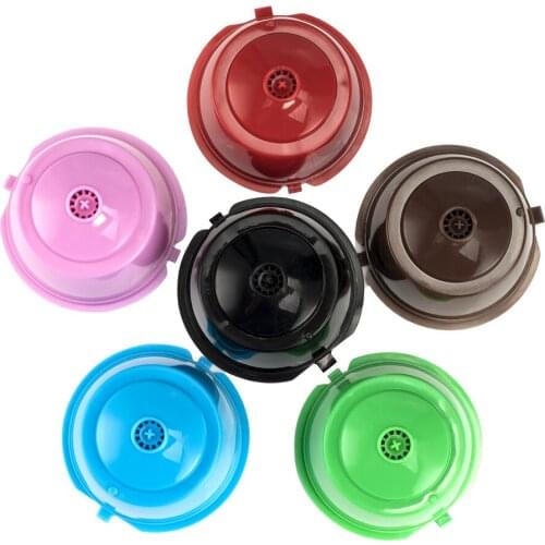 1pcs Refillable Reusable Coffee Capsule Food Grade Plastic PP Coffee Filter Baskets Soft Capsules Taste Sweet Household