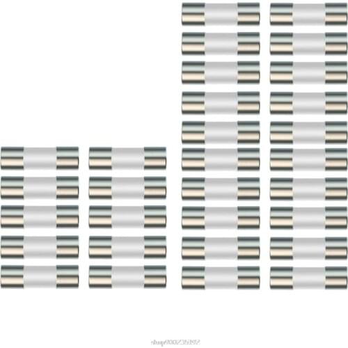 20pcs/10pcs Ceramic Fuse For Multimeter Instrument 600mA 10A Ceramic British Plug Fuse N18 20 Dropship