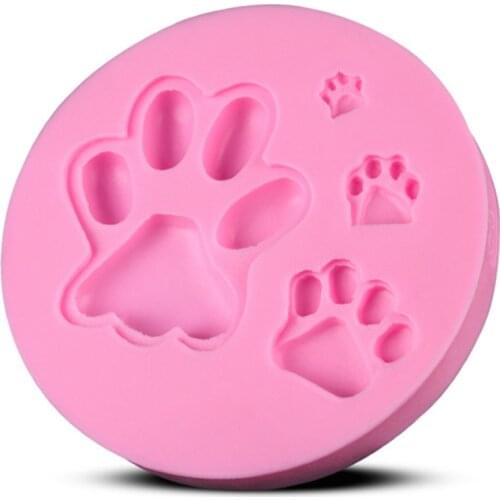 3D Silicone Fondant Mold Sugar Art Chocolate Mold Dog Claw Shaped Cake Decorating Tools E624