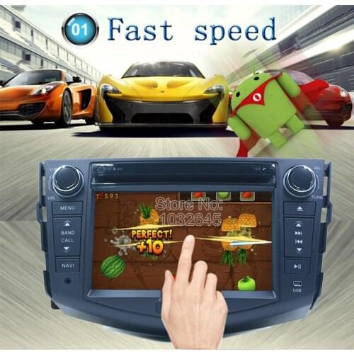 Quad core Android 7.1 2 din car dvd player for toyota rav4 2007 2008 2009 2010 2011 2012 cassette player car raido stereo gps