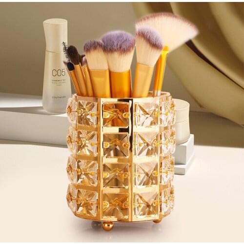 Zq Makeup Brush Storage Bucket Nordic Instagram Style Light Luxury Eyebrow Pencil Eye Shadow Brush Makeup Beauty Makeup Tools