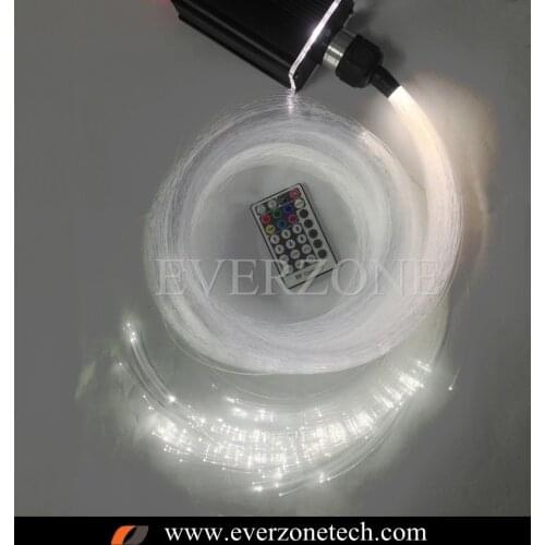 FY-1-005B LED DIY Fiber Optic Light Star Ceiling Kit 100pcs 0.75mm /20pcs 1.0mm/5pcs 1.5mm length 2m With RGBW Remote Control