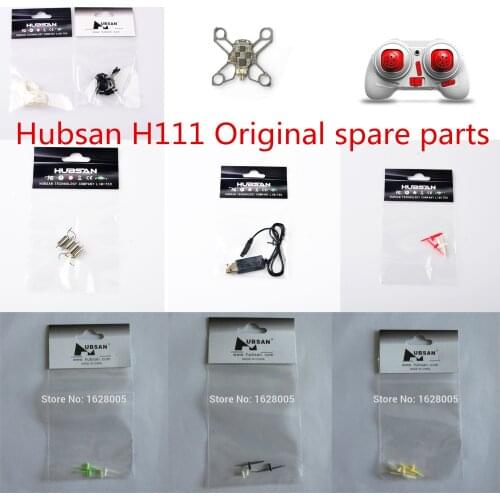 Hubsan H111 mini Q4 RC drone Spare Parts Original blade motor body shell charger receiver Remote control etc
