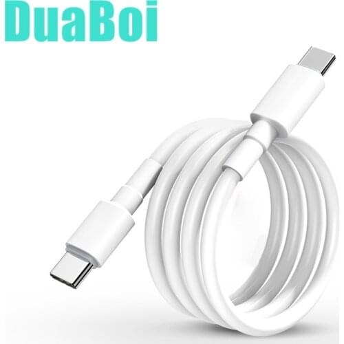 USB C to USB C fast Charging Dual Type C Cable for iPad Pro 25cm/1m/2m Quick Charge Cable For Xiaomi 10 Redmi 10X Pro K30 8A 9