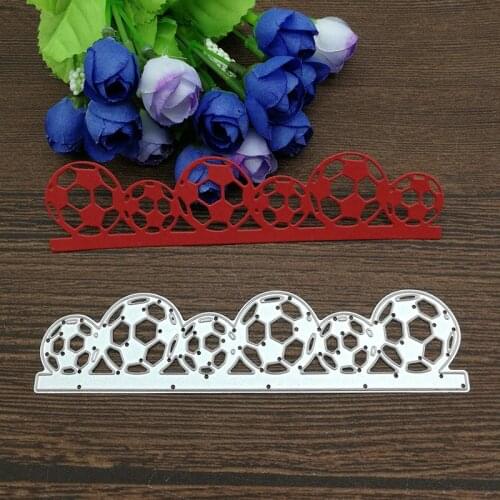 Football border Metal Cutting Dies Stencils for DIY Scrapbooking/photo album Decorative Embossing DIY Paper Cards