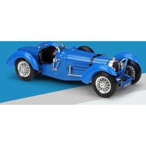 1:18 1934 Bugatti Type Classic Car Alloy Retro Car Model Classic Car Model Car Decoration Collection Gift