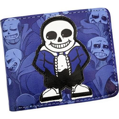 New Arrival Anime Game Wallet Undertale Cartoon Wallets Coin Purse Carteira Feminina/ Masculina