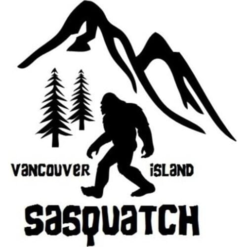 Vancouver Island Sasquatch Gorilla Cute And Interesting Cartoon Fashion Personality Vinyl Decor Decals Car Sticker
