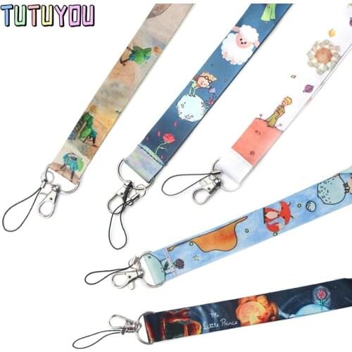 PC1662 Le Petit Prince Phone Lanyards For Keychain ID Card Pass Gym Mobile USB Badge Key Ring Holder Neck Straps Accessories