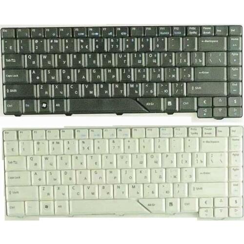 NWE Russian Keyboard for Acer Aspire AS4710 AS4520-5582 4710ZG eMachines E500 E510 RU laptop keyboard black/white