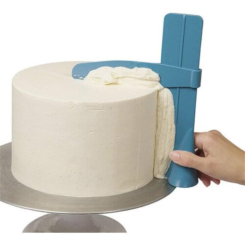 Cake Scraper Convenient Adjustable Fondant Spatulas Cake Edge Smoother Cream Decorating DIY Bakeware Tableware Kitchen Cake Tool