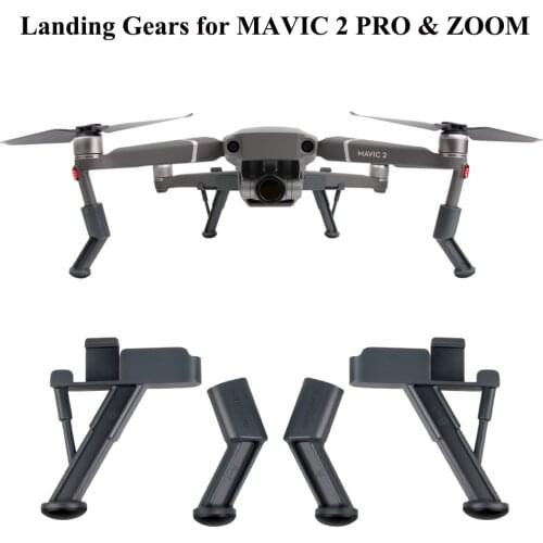 For DJI Mavic 2 Landing Gear Extended Heighten Landing Gear Leg Support Feet Protector Accessories for DJI Mavic 2 Pro/Zoom