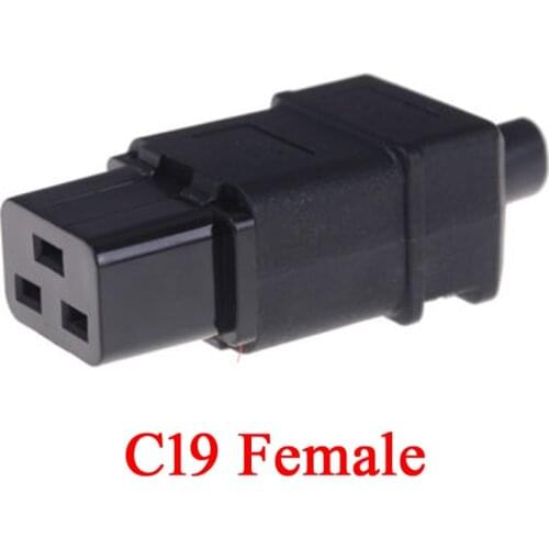 Universal 16A 250V c19 ups pdu Power conector wire plug multifuction Dc power plug copper CE IEC converter extension socket