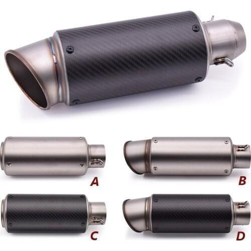 Universal Motorcycle Exhaust Muffler Escape End Pipe with DB Killer 51mm For Ducati HYPERMOTARD 821 939 1100 796 SP SS750 2020