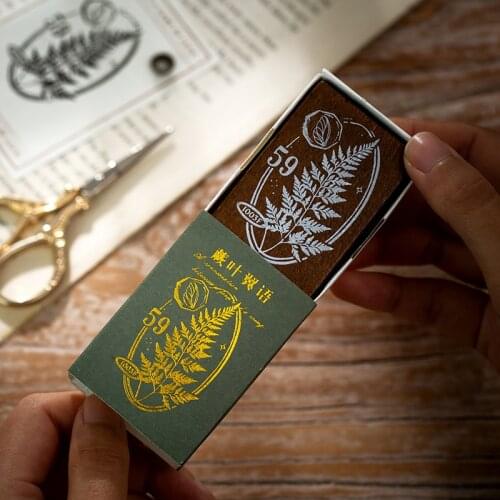 Vintage Wooden Rubber Stamps Butterfly Plants Moon Decorative Mounted Rubber Stamps For Card Making Diy Crafts Planner Scrapbook