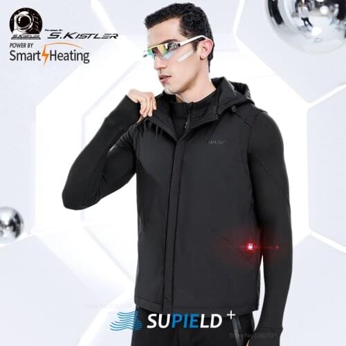 Xiaomi SUPIELD Aerogel Cold Resistance Areas Heated Vest USB Heated Jackets Thermal Clothing Winter Heating Jacket For Men Women