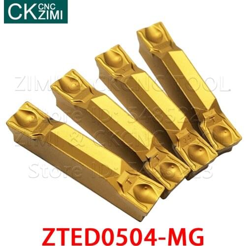 ZTED0504-MG ZTED 0504 MG carbide inserts grooving tools CNC high quality CNC cutting Turning Tools for steel and stainless steel
