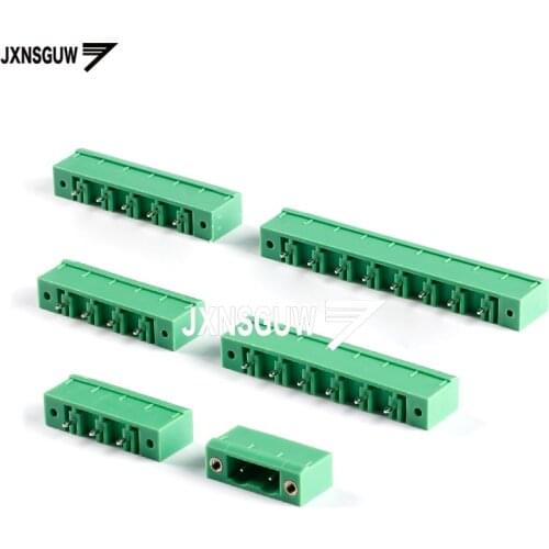 5PCS KF2EDGVM-7.62-2P 3P 4P 5P 6P 8P Straight pin socket with ear 7.62mm Terminal block PCB CONNECTOR PLUG-IN TEMINAL BLOCK