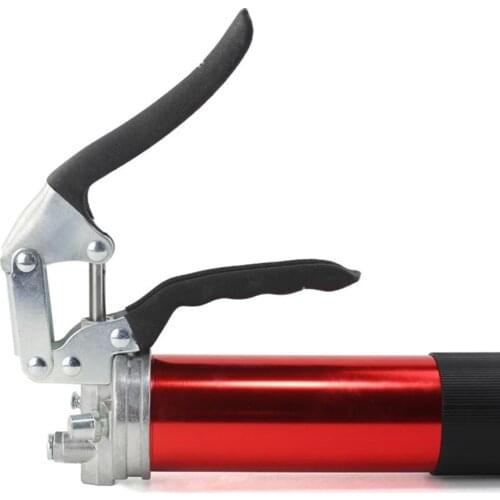 600CC 4500 PSI Grease Gun Heavy Duty Pistol Grip Grease Gun with Whip Hose and Rigid Pipe Grease Gun Flexi Rigid for SUV Truck