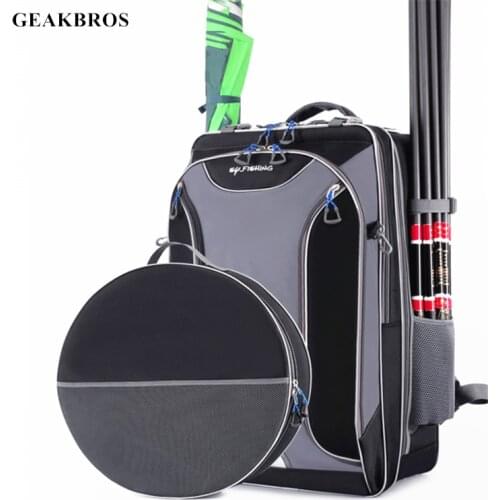 70CM Fishing Bag Waterproof Chair Rod Tackle Bag Multi-functional Outdoor Sport Travel Camping Hiking Backpack Shoulder Bag