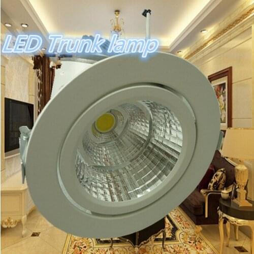 Free Shipping 40W Round COB With Driver Passed CE ROHS LED Gimbal Embedded LED Trunk Lamps Lighting