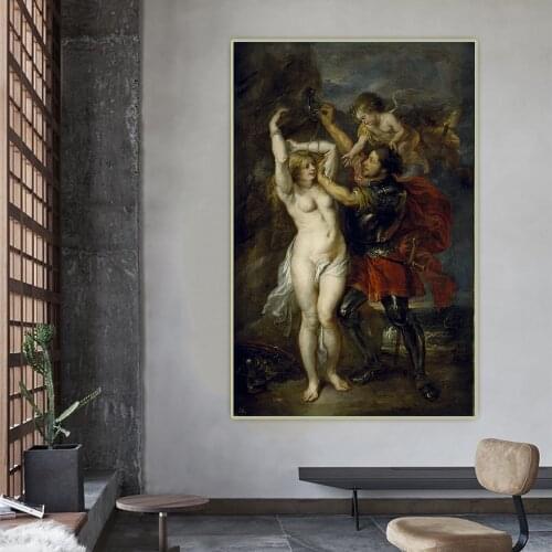 Citon Peter Paul Rubens《Perseus and Andromeda》Canvas Oil Painting Artwork Poster Picture Wall Background Decor Home Decoration