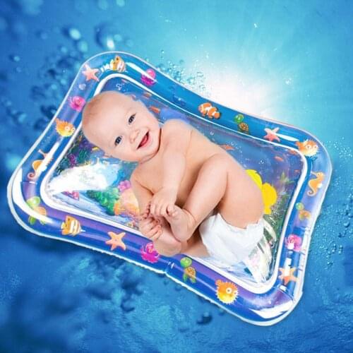 Infants Summer Beach Water Mat Toddler Fun Activity Play Toys for Motor Skills Necessary Baby Inflatable Water Play Gadgets