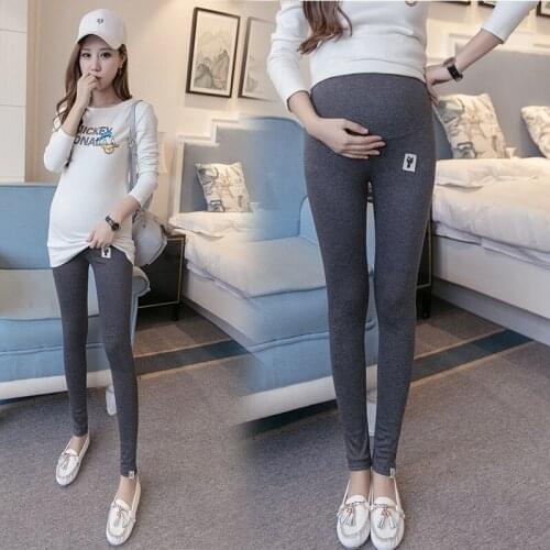 Envsoll 2020 New Spring and Autumn Korean Maternity Pants For Pregnant Women Leggings Elastic Kitten Pregnant Women Pants