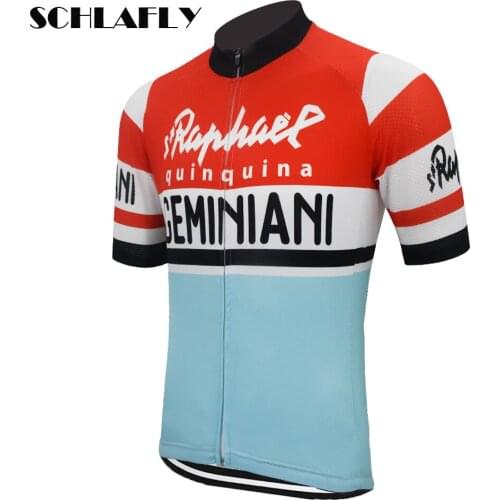 Retro St Raphael Quinquina Geminiani cycling jerseys summer bike wear jersey cycling top road jersey cycling clothing schlafly